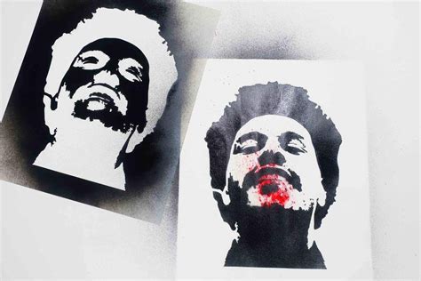 The Weeknd Tattoo The Weeknd Drawing Portrait Illustration Portrait