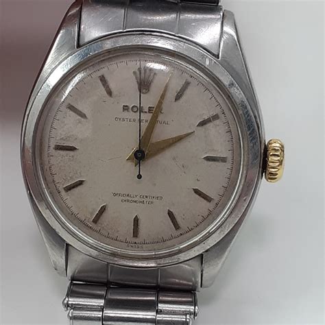 Rolex Vintage NICE Stainless Steel 6084 Mens Watch