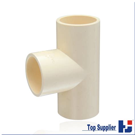 Hot And Cold Water Plastic Fitting Cpvc Tee Astm D Standard Plastic Cpvc Pressure Connector