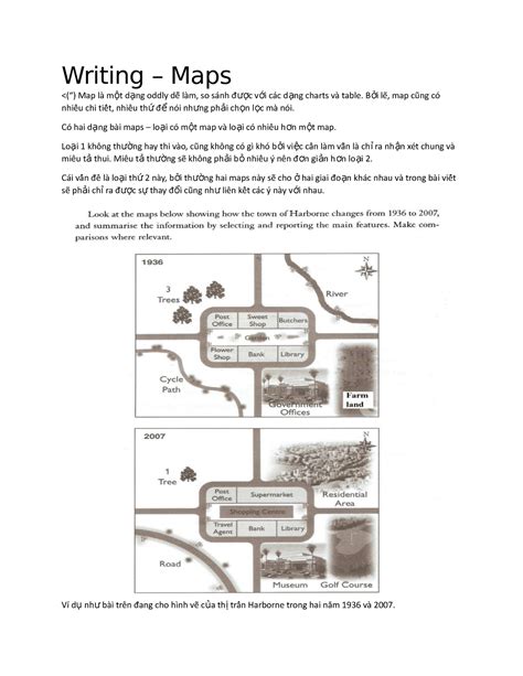 Task 1 Maps Ielts Writing Maps