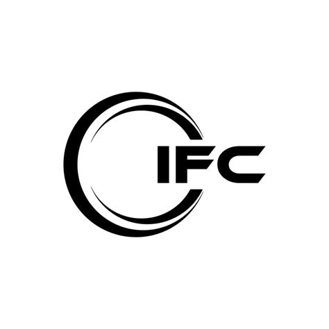 Ifc Letter Logo Design In Illustration Vector Logo Calligraphy