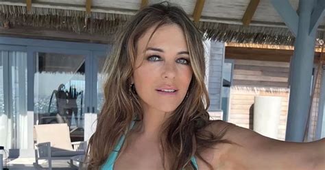 Liz Hurley 58 Hailed Hottest Woman On Earth As She Shows Off Ageless Beauty In Teeny Bikini