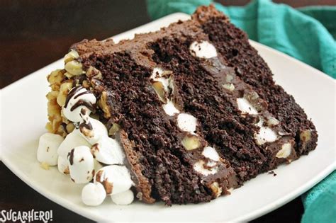rocky road layer cake sugarhero