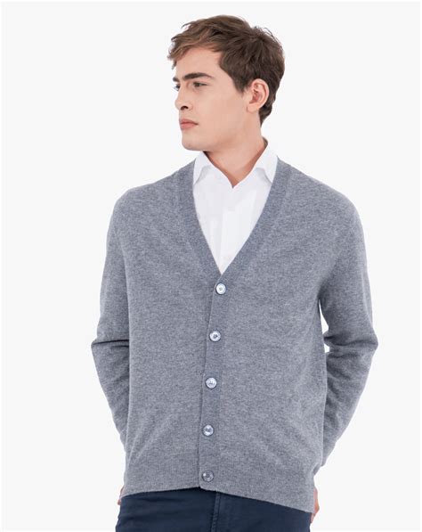 Men's Pure Cashmere Cardigan | MaisonCashmere