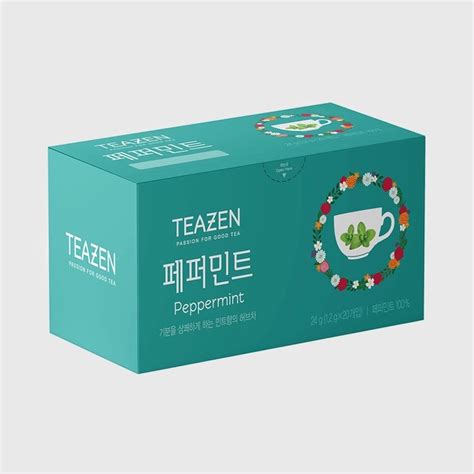 TEAZEN ชาเปปเปอร์มินต์ นำเข้าเกาหลี | Shopee Thailand