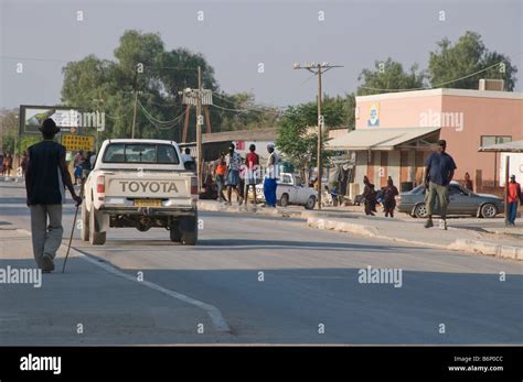Opuwo Town Centre Northern Namibia Sw Africa Stock Photo Alamy