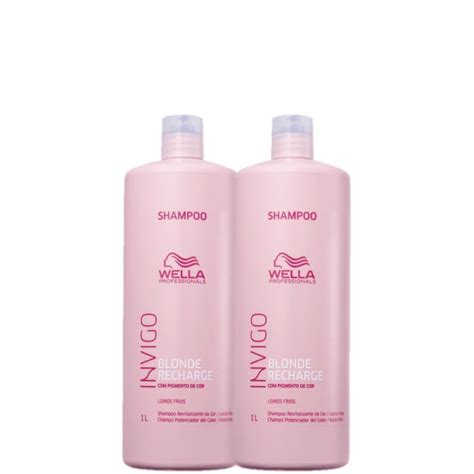 Kit Wella Professionals Invigo Blonde Recharge Beleza Na Web