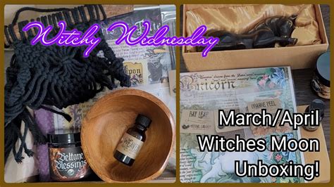 Witchy Wednesday Double Witches Moon Box Unboxing YouTube