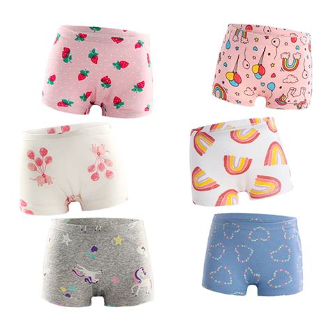 Baozhu Girls Underwear,Soft Cotton Underwear Little Girls' Briefs ...