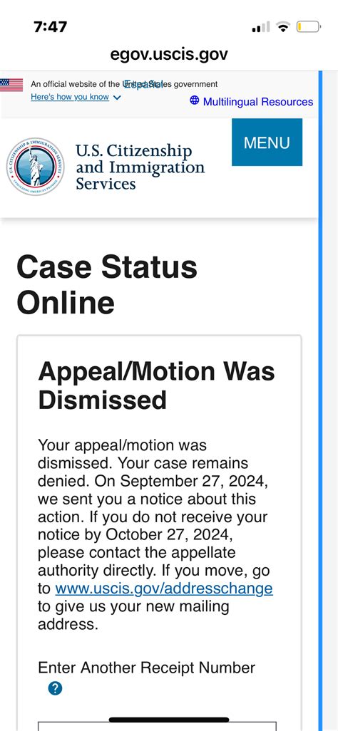 H4 Denied Motion Appeal Dismissed Case Remains Denied H4 Am22tech