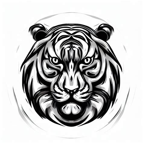 Premium Ai Image Thunderous Roar Angry Tigers Dominance Generative Ai