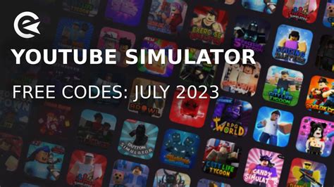 YouTube Simulator Z Codes (July 2023): Free Customisation… | EarlyGame