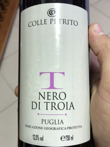 Colle Petrito Nero Di Troia Vivino Brasil