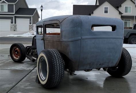 Ford Model A Tudor Rat Rod Hot Rod Street Rod Sedan Grey RWD Automatic For Sale