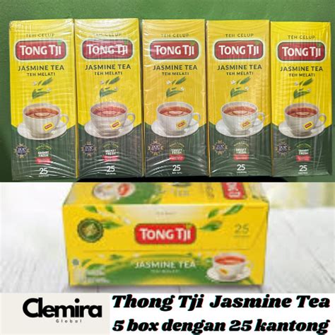 Jual Thong Tji Jasmine Tea Teh Melati Box Dengan Kantong Shopee