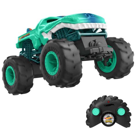 Hot Wheels Monster Trucks Veh Culo A Control Remoto Mega Wrex Escala