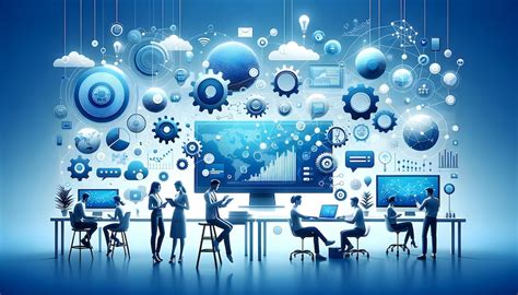 premium ai image digital synergy collaborative tech ecosystem