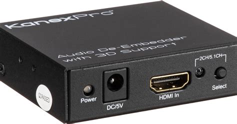 HDMI SDI Audio Embedders De Embedders B H