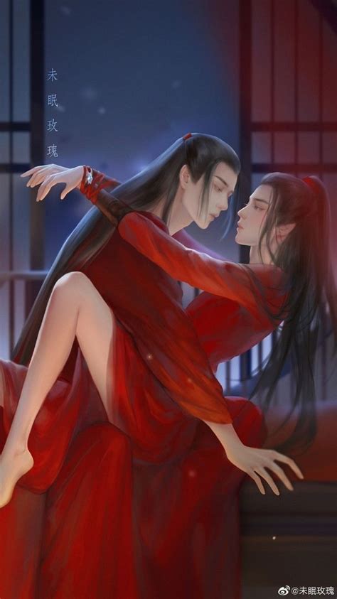 Pin by Aiyada Seekaeo on อะนเมะ ปอ จาน Cute gay couples Untamed Romantic anime