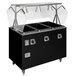 Vollrath T38711 2 Series 60 Black Affordable Portable Deluxe Hot Food Station With Enclosed Storage