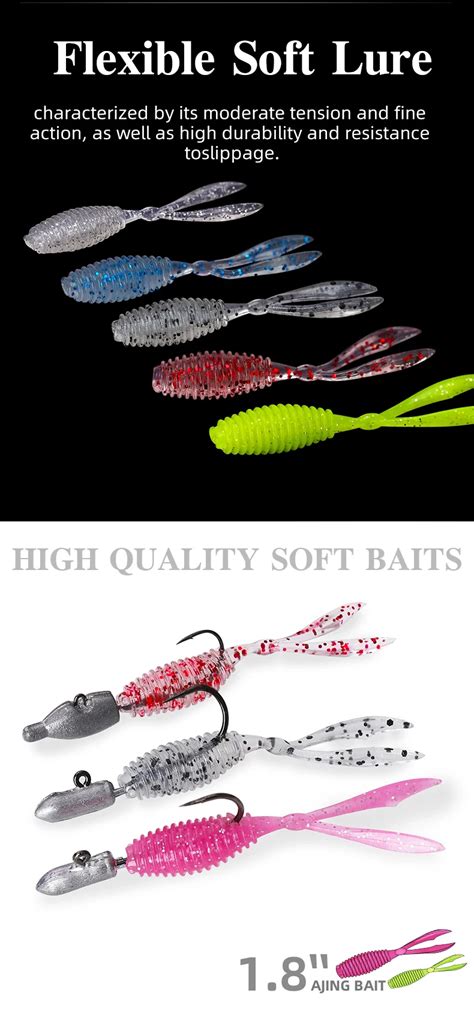 Tsurinoya Fishing Lure Rm Mm G Ajing Soft Lure Double Tail