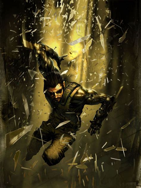 Deus Ex Human Revolution Adam Jensen Concept Art