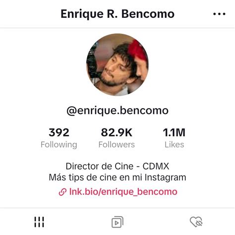 Videos Nuevos En TikTok Enrique Bencomo Tips Para Cineastas