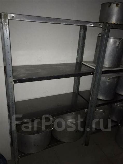 Стеллаж производственный, кухонный, б/у, в наличии. Цена: 4 500₽ во ...