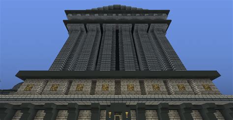 Huge Temple In Sanacraft Minecraft Map