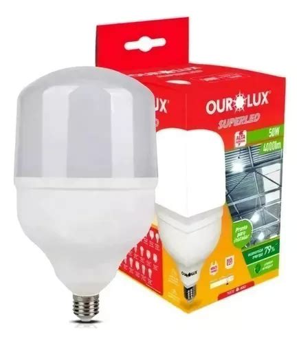 L Mpada Super Led Alta Pot Ncia W Biv Branco Frio Ourolux Cor Da Luz