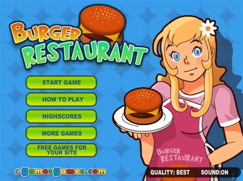 Burger Restaurant Play Game Online Free Game Online Play Game Online