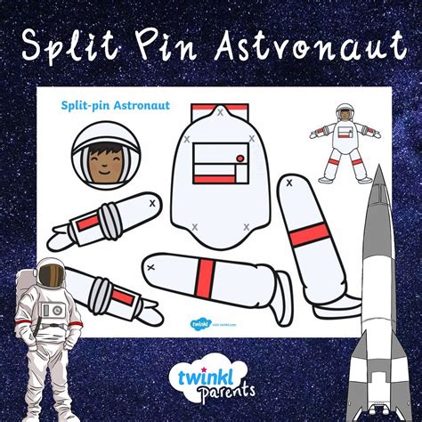 Split Pin Astronaut Activity Space Activities For Kids Astronaut