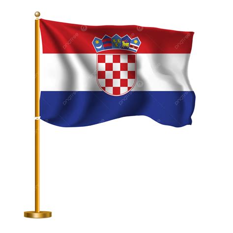 Bandera De Croacia Con Fondo Transparente Vector PNG Dibujos Croacia