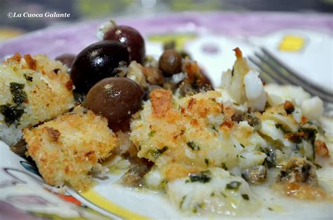 Baccalà gratinato al forno La cuoca galante Cucina napoletana