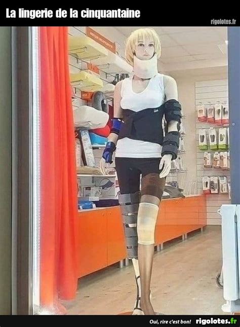 La lingerie de la cinquantaine Blagues et les meilleures images drôles