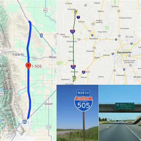 TOP - Interstate 505 (I-505) is a north–south auxiliary Interstate