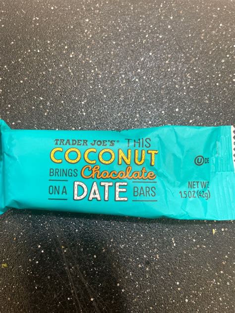 Trader Joes Trader Joes Coconut Chocolate Date Bar Review Abillion