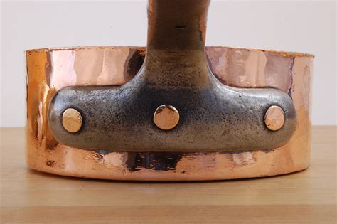 vintage albert pick copper pan  retinned kitchenware