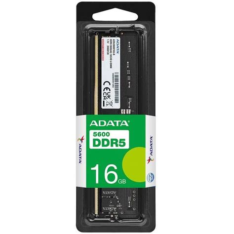 Memory Module / RAM - ADATA DDR5 16GB 5600 U-DIMM Desktop Memory Module ...