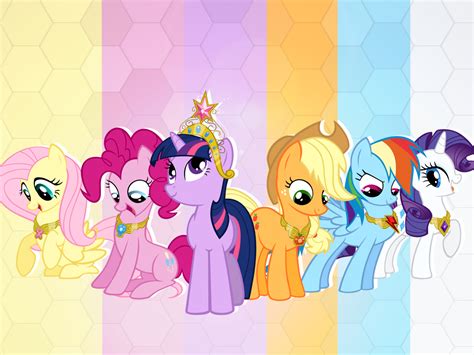 MLP Background Ponies Wallpaper - WallpaperSafari