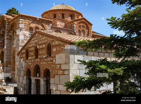 Monastery Of Hosios Loukas Greece Stock Photo Alamy