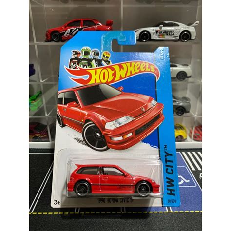 Jual Hot Wheels 1990 Honda Civic EF Merah Red RARE Shopee Indonesia