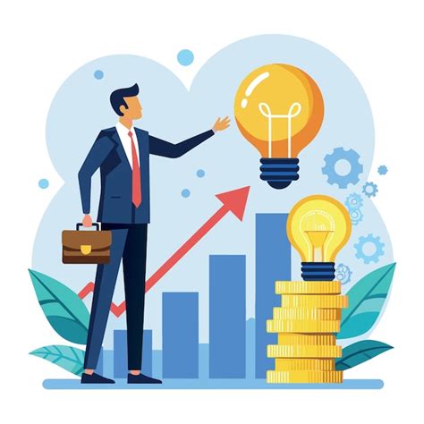 Premium Vector Invest In Growth Stock Mutual Fund Or Growing Money