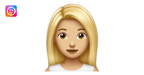 Fille Blonde Avec Les Yeux Marrons Emoji AI Emoji Generator