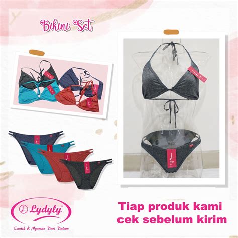 Jual Bikini Set Bra Dan CD Lydyly Premium Quality Bikini Two Pieces Sexy Wanita Shopee Indonesia
