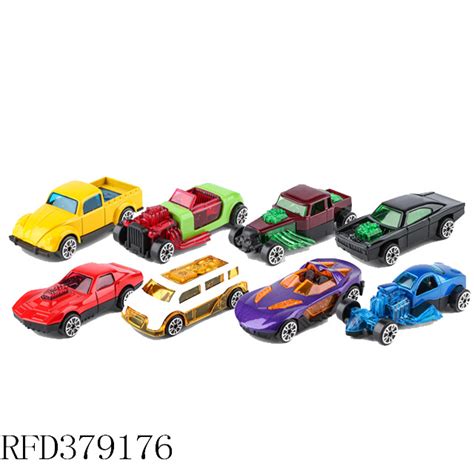 1: 72 Scale Die Cast Speed Racing Car Free Wheel Racing Model 6 in 1 ...