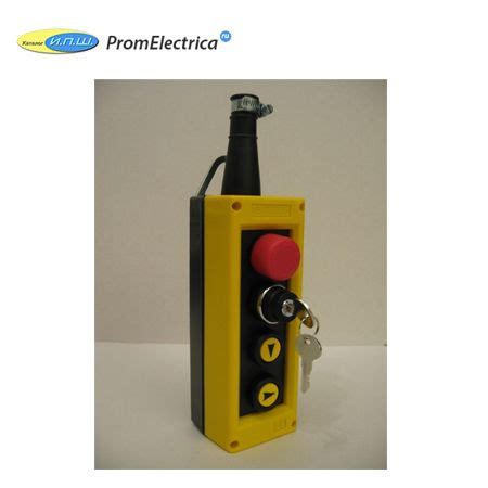 Пульт для кран балки (тельфера) четырехкнопочный односкоростной, с ...