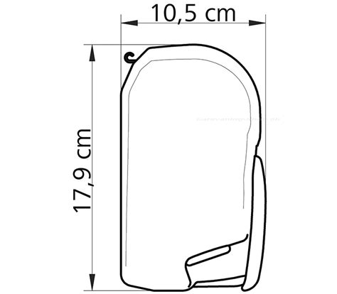 Caravaning Shop ch Thule Omnistor 8000 mit Motor anthrazit Länge 6 m