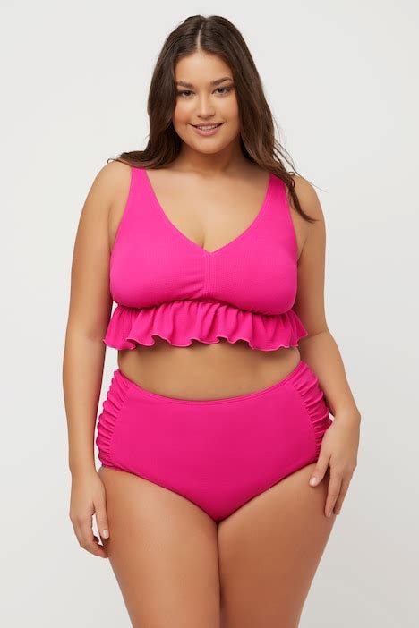 Bikini Struktur R Sche Softcups Tr Ger Verstellbar Bikinis Tankinis Bademode