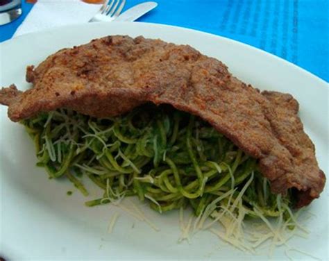 The uncommon ways to serve Green Spaghetti in Peru - Peruvianfood